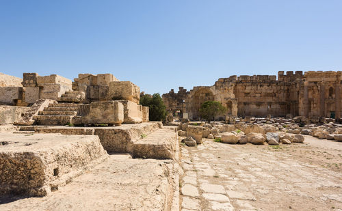 Old ruins against sky