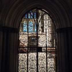 View of window in temple