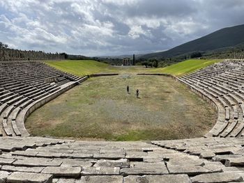 Greek ancient stadium in messene