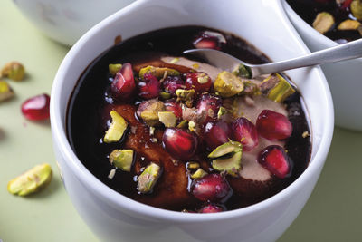 Close-up of fruits in bowl