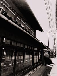 View of built structure against clear sky