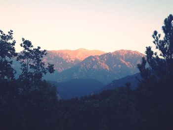 Scenic view of mountains