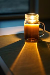 Close-up of drink on table