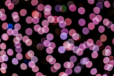 Full frame shot of illuminated lights