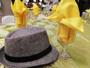 Close-up of drink on table