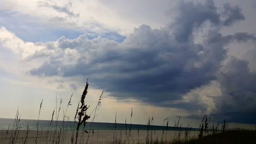 Panoramic view of sea against sky