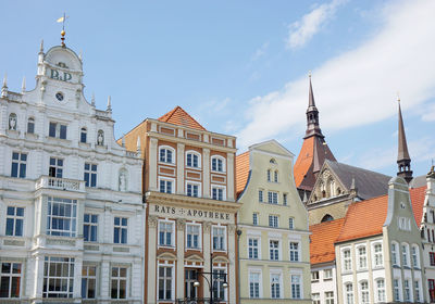 Low angle view of building against sky