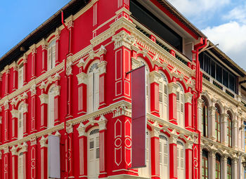 Low angle view of building against sky