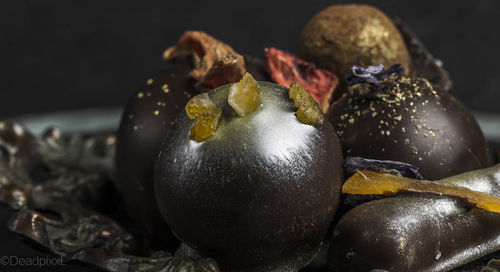 Close-up of pineapple on table