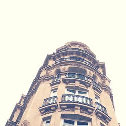 Low angle view of buildings in city