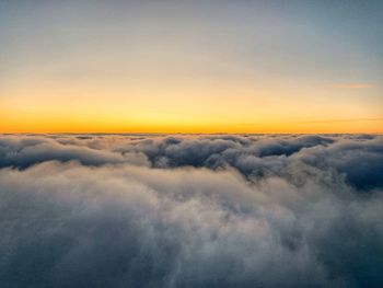 Scenic view of cloudscape during sunset