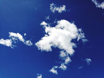 Low angle view of clouds in sky