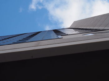 Low angle view of building against sky