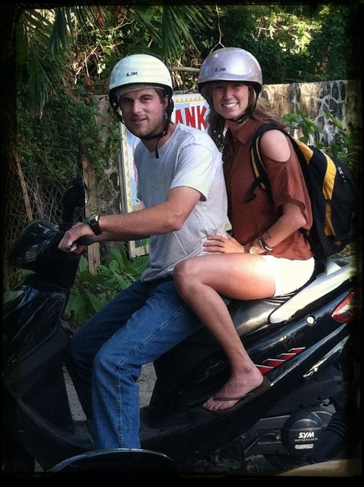 Riding mopeds