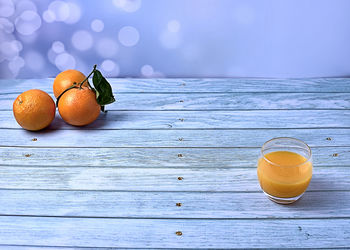 Fruits on table