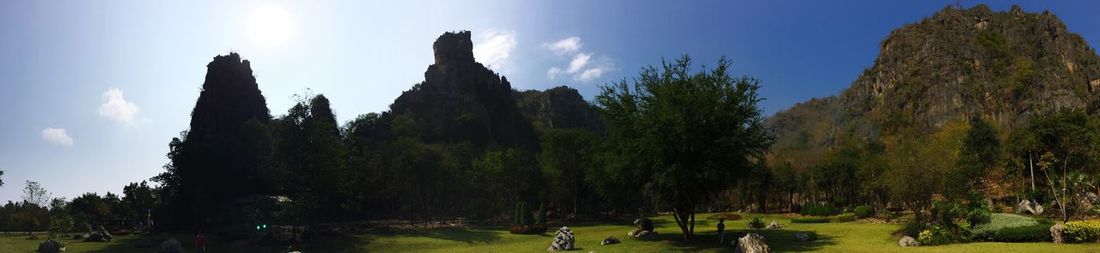 View of old ruins