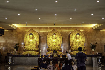 Statue of buddha in temple