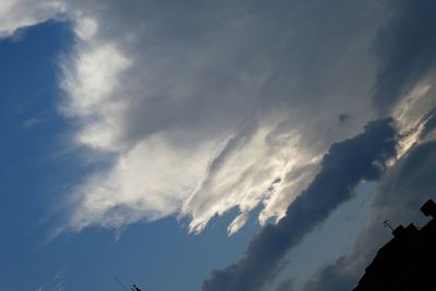 Low angle view of cloudscape