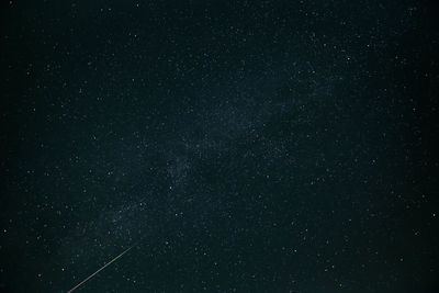 Low angle view of star field at night