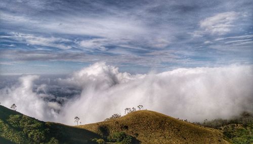 Panoramic view of landscape against sky