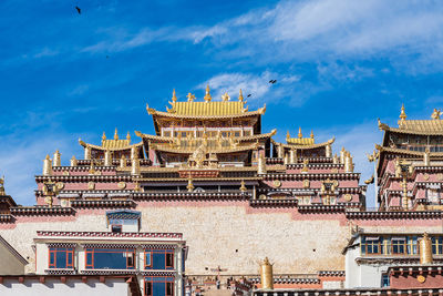 Low angle view of building against sky