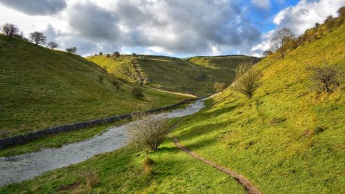 Scenic view of landscape against sky