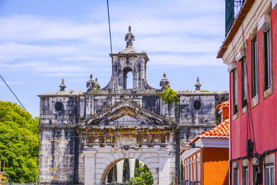 View of historic building against sky