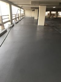 Empty parking lot