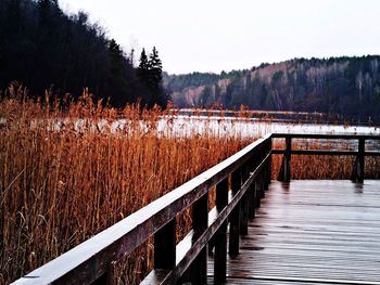 Scenic view of calm lake