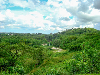 Scenic view of landscape against sky