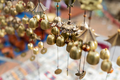 Close-up of decoration hanging for sale