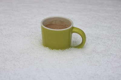 Close-up of coffee on table