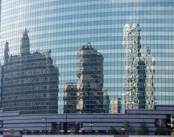 Low angle view of modern office building