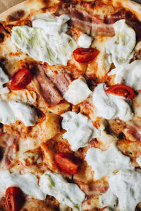 Close-up of pizza