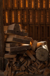 Stack of logs