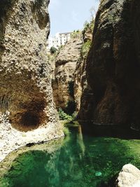 Scenic view of river against sky