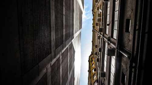 Close-up of buildings against sky