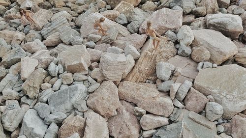 Full frame shot of stone wall