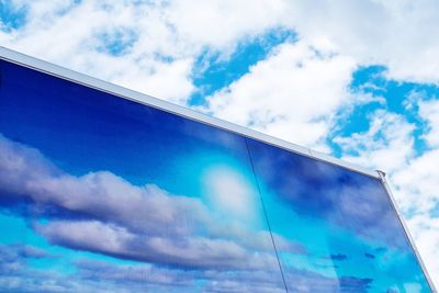 Low angle view of building against sky