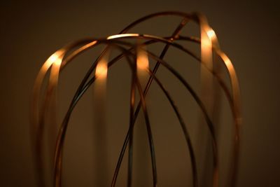 Close-up of wire whisk