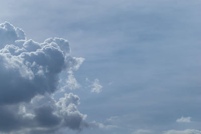 Dark cloudy on lurid sky with windy before storm and hard rain coming