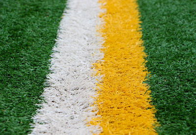 Full frame shot of colorful playing field