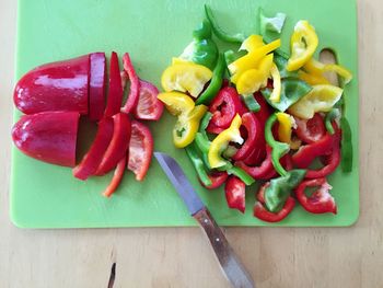 Close-up of red chili peppers