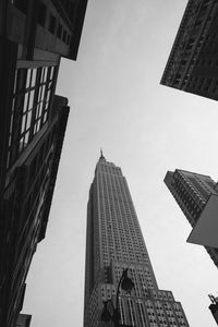 Low angle view of modern office building