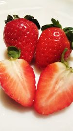 Close-up of strawberries