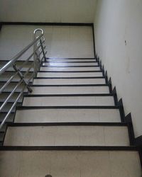 Low angle view of staircase in building