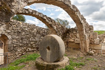 Old ruins against sky