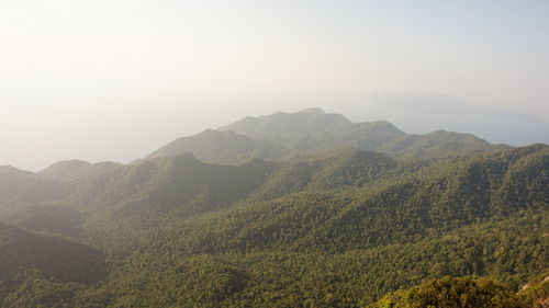 Scenic view of mountains