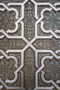 Full frame shot of patterned ceiling