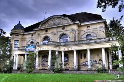 Facade of historical building
